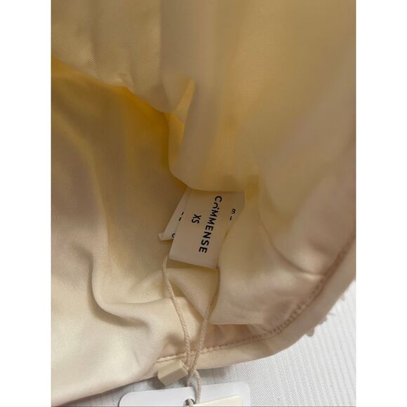 NWT Commense Bow Embellished Cardigan Top Textured Knit Open Front Jacket Sz XS - Picture 6 of 9